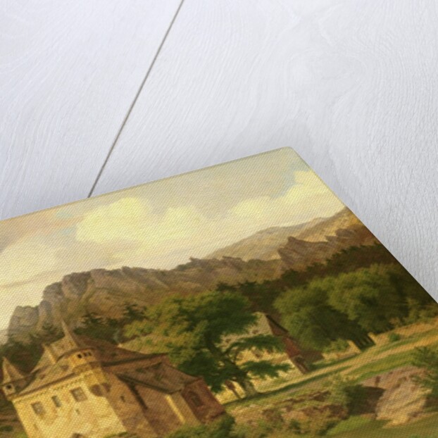 Castle in the Mountains, 1835 by Carl Dahl
