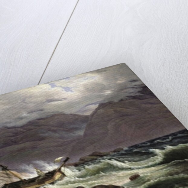 Shipwreck on the Norwegian Coast, 1831 by Johan Christian Dahl