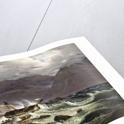 Shipwreck on the Norwegian Coast, 1831 by Johan Christian Dahl