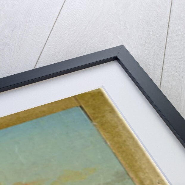 Two Towers in Copenhagen Against the Evening Sky by Johan Christian Dahl