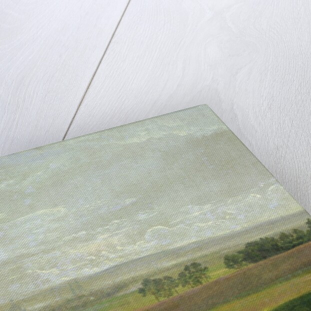 The Elbe Valley Near Dresden by Johan Christian Dahl