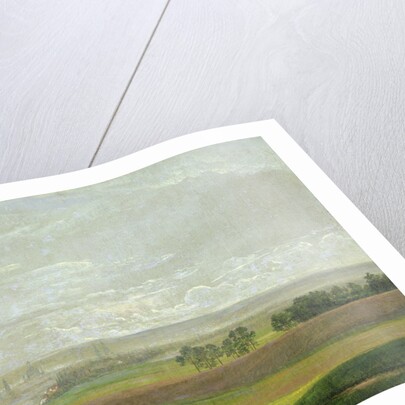 The Elbe Valley Near Dresden by Johan Christian Dahl