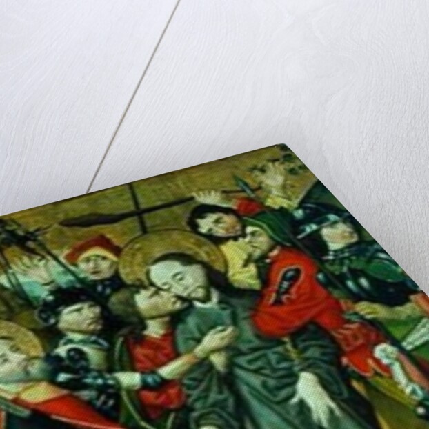 The Arrest of Christ and Christ in the Garden of Gethsemane, panel from an altarpiece depicting scenes of the Passion and Saints, 1490 by Master of the Luneburg Footwashers