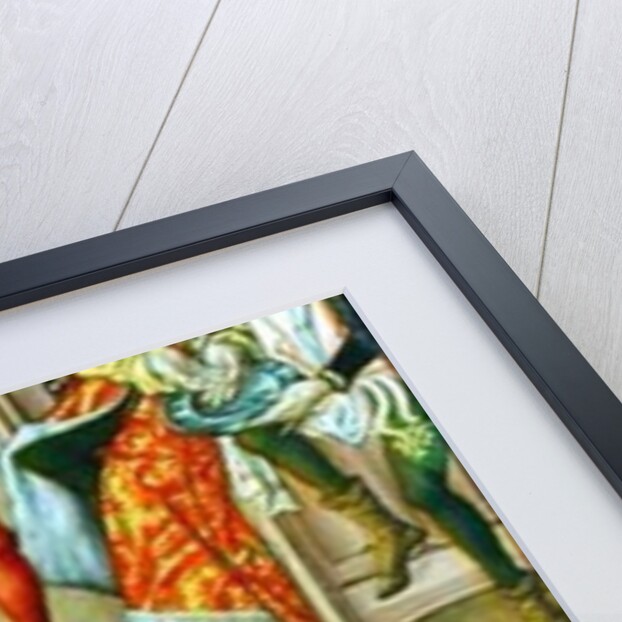 Christ Before Pilate and Christ Carrying the Cross, panel from and altarpiece depicting scenes of the Passion and saints, 1490 by Master of the Luneburg Footwashers