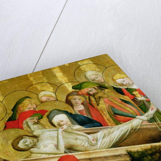 The Entombment, panel from the St. Thomas Altar from St. John's Church, Hamburg, begun in 1424 by Francke Master