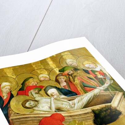 The Entombment, panel from the St. Thomas Altar from St. John's Church, Hamburg, begun in 1424 by Francke Master