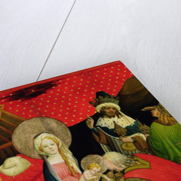 The Adoration of the Magi, panel from the St. Thomas Altar from St. John's Church, Hamburg, begun 1424 by Francke Master