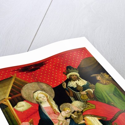 The Adoration of the Magi, panel from the St. Thomas Altar from St. John's Church, Hamburg, begun 1424 by Francke Master