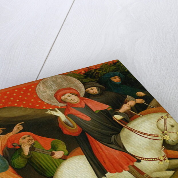 The Mocking of St. Thomas, panel from the St. Thomas Altar from St. John's Church, Hamburg, begun in 1424 by Francke Master