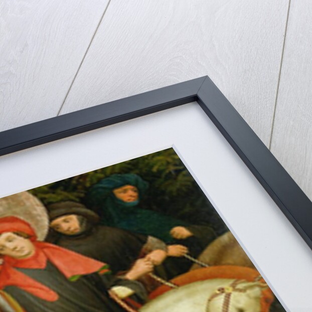 The Mocking of St. Thomas, panel from the St. Thomas Altar from St. John's Church, Hamburg, begun in 1424 by Francke Master