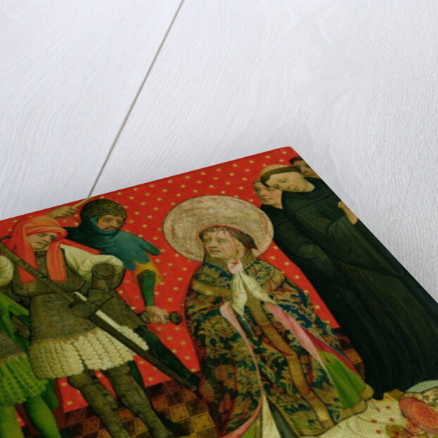 The Martyrdom of St. Thomas of Canterbury, panel from the St. Thomas Altar from St. John's Church, Hamburg, begun in 1424 by Francke Master