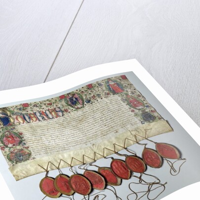 Letter of Indulgence to the Church of St. Nicolas, 22nd June 1484 by Anonymous