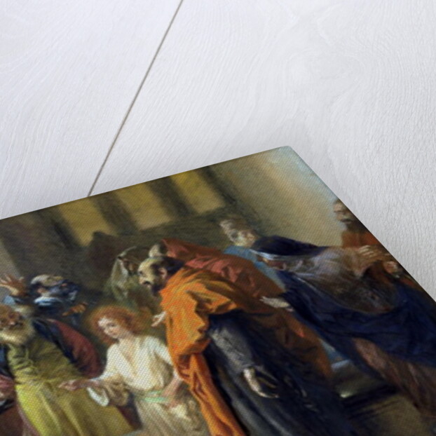 Twelve-year old Jesus in the Temple, 1851 by Adolph Friedrich Erdmann von Menzel