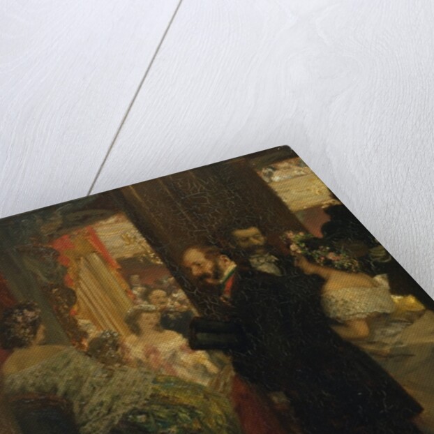 In the Opera House, 1862 by Adolph Friedrich Erdmann von Menzel