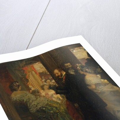 In the Opera House, 1862 by Adolph Friedrich Erdmann von Menzel