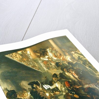 Frederick II the Great in Lissa, 1757, Bonsoir, Messieurs!, 1858 by Adolph Friedrich Erdmann von Menzel