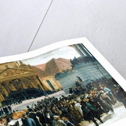 Victims of the March Revolution in Berlin Lying in State, 1848 by Adolph Friedrich Erdmann von Menzel