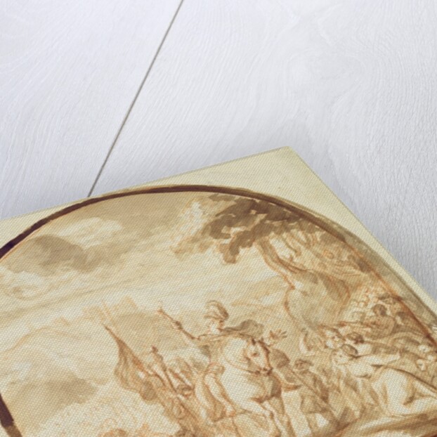 Claudius Civilis Leaving the Women and Children to go and Fight at Xanten, 1662 by Jurgen Ovens