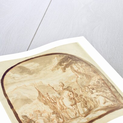 Claudius Civilis Leaving the Women and Children to go and Fight at Xanten, 1662 by Jurgen Ovens