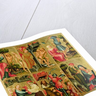 Right wing of the High Altar of St. Peter's in Hamburg, the Grabower Altar, 1383 by Master Bertram of Minden