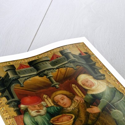 The Stolen Blessing from the High Altar of St. Peter's in Hamburg, the Grabower Altar, 1383 by Master Bertram of Minden