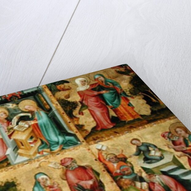 The Buxtehude Altar, central panel, 1400-10 by Master Bertram of Minden