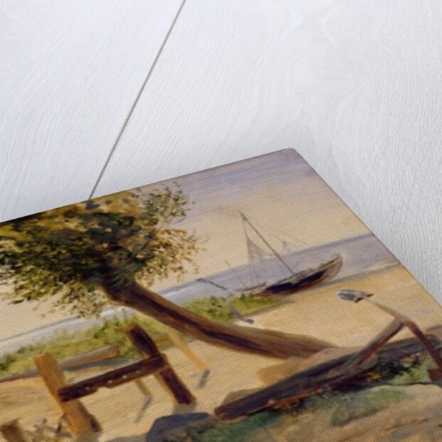 The Banks of the Elbe, 1840 by Jacob Gensler