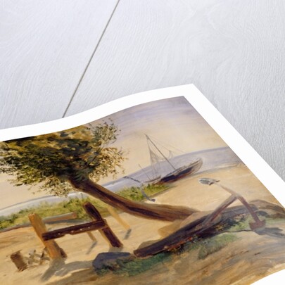 The Banks of the Elbe, 1840 by Jacob Gensler