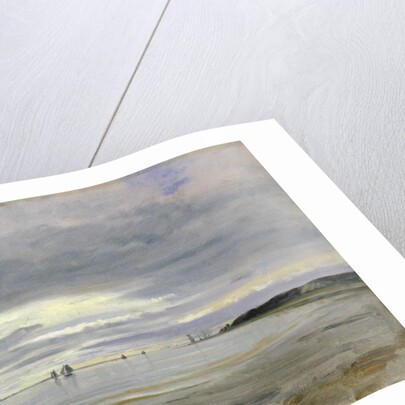 The Beach at Blankenese, 8th October 1842 by Jacob Gensler