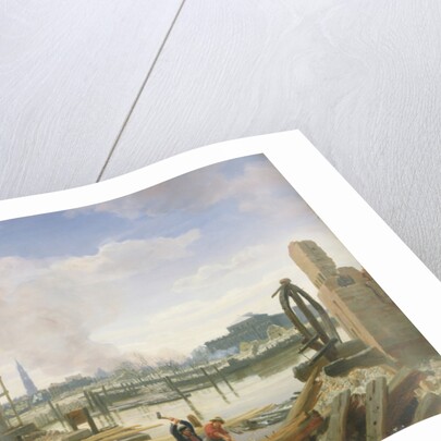 Hamburg After the Fire, 1842 by Jacob Gensler