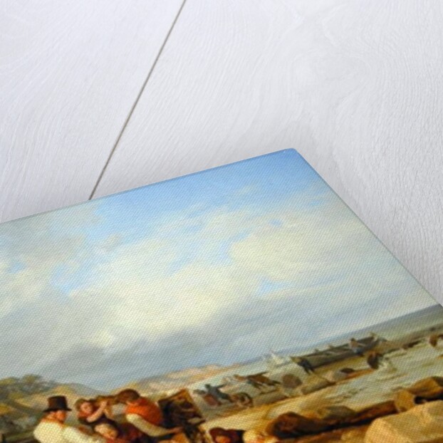 Fishermen in Probstei, 1835 by Jacob Gensler