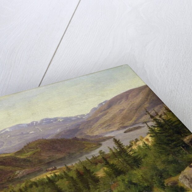 Hjelle in Valders, Tile Fjord, 1835 by Louis Gurlitt