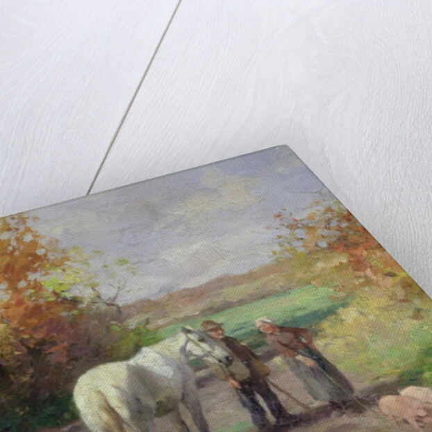 Encounter on the Way to the Field, 1897 by Thomas Ludwig Herbst