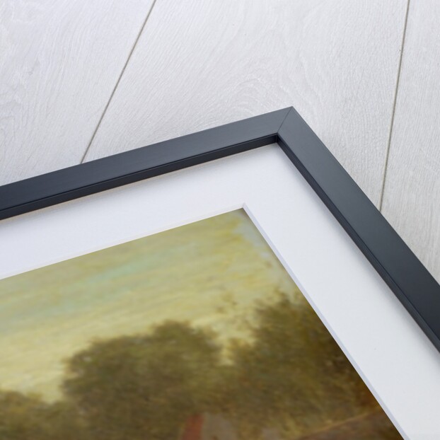 Horses Crossing a River in the Ile de France, 1855 by Peter Burnitz