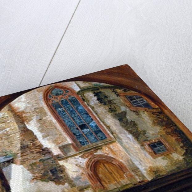 Detail of Rochsburg Castle in Saxony by Johann Herman Carmiencke