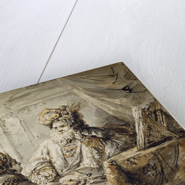 An Oriental Prince to whom the Man Presents a Sword by Aert de Gelder