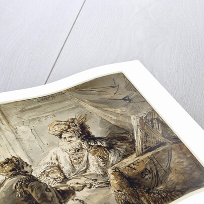 An Oriental Prince to whom the Man Presents a Sword by Aert de Gelder