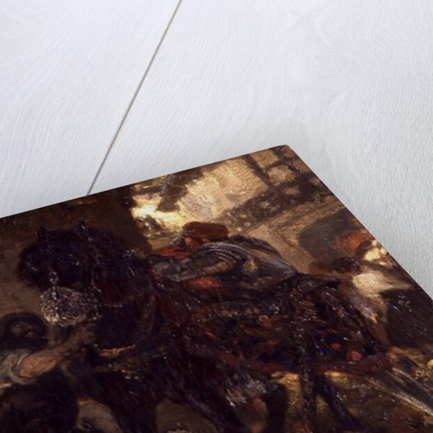 The Knight in the Smithy, 1865 by Adolph Friedrich Erdmann von Menzel