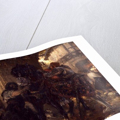 The Knight in the Smithy, 1865 by Adolph Friedrich Erdmann von Menzel