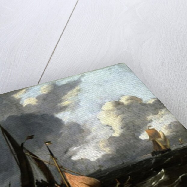 Seascape by Ludolf I Backhuysen