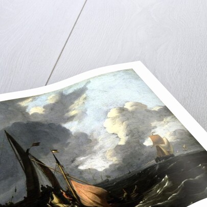 Seascape by Ludolf I Backhuysen