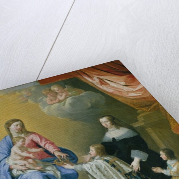 The Virgin Mary gives the Crown and Sceptre to Louis XIV, 1643 by Philippe de Champaigne