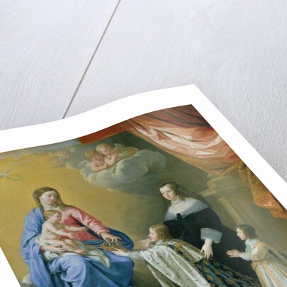 The Virgin Mary gives the Crown and Sceptre to Louis XIV, 1643 by Philippe de Champaigne