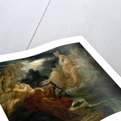 On the Bank of the Lora, Ossian Conjures up a Spirit with the Sound of his Harp, c.1811 by Francois Pascal Simon Baron Gerard