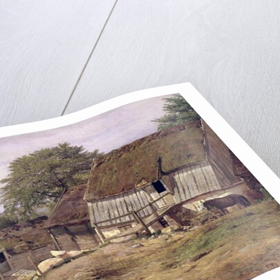 A Farmhouse in Sweden, 1834 by Louis Gurlitt