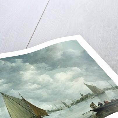 Fishingboat in an Estuary, 1655 by Jan Josephsz van Goyen