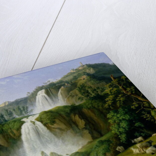 The Waterfall at Tivoli, 1785 by Jacob-Philippe Hackert