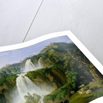 The Waterfall at Tivoli, 1785 by Jacob-Philippe Hackert
