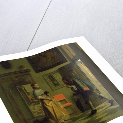 The Messenger, c.1669 by Pieter de Hooch