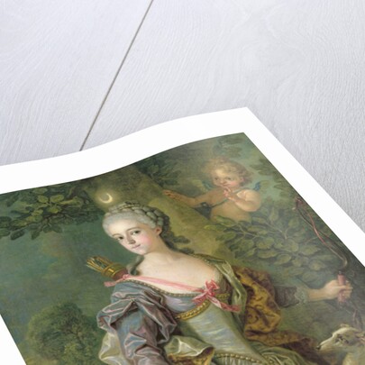 Luise Henriette Wilhelmine von Anhalt-Dessau as Diana by Charles-Amedee-Philippe van Loo